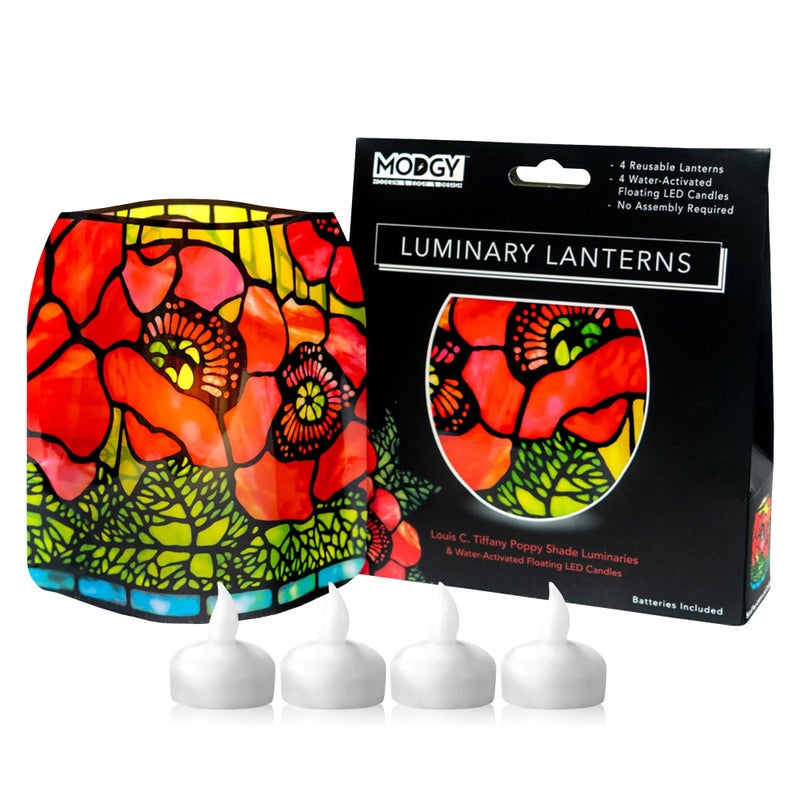 MODGY Luminary Lanterns Floating LED Poppies - Image 1